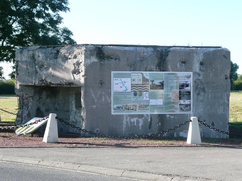 Route de la ligne maginot aquatique - mémorial redoute 117