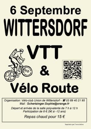 42ème randonnée VTT & Cyclo de Wittersdorf