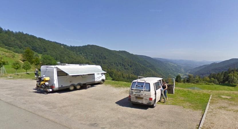Aire de stationnement camping car au col des Bagenelles