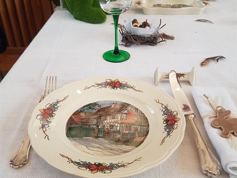 Espace Henri Loux Vaisselle traditionnelle alsacienne