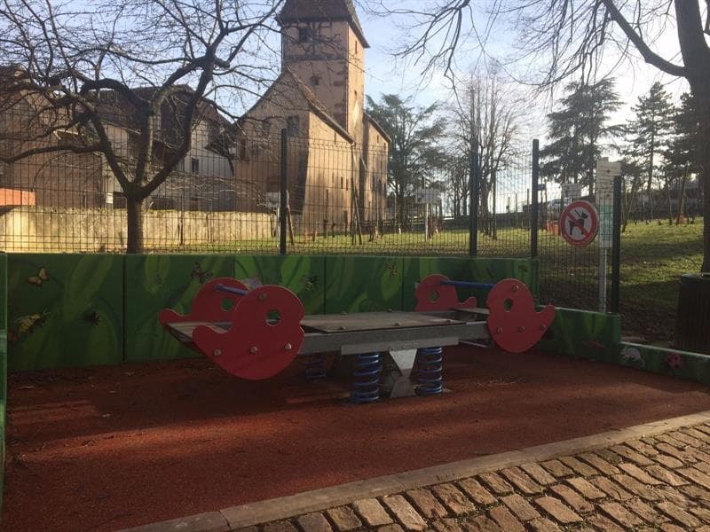 Aire de jeux - Tracteur