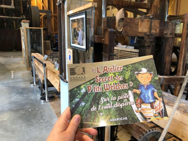 Visite en famille du musée du bois