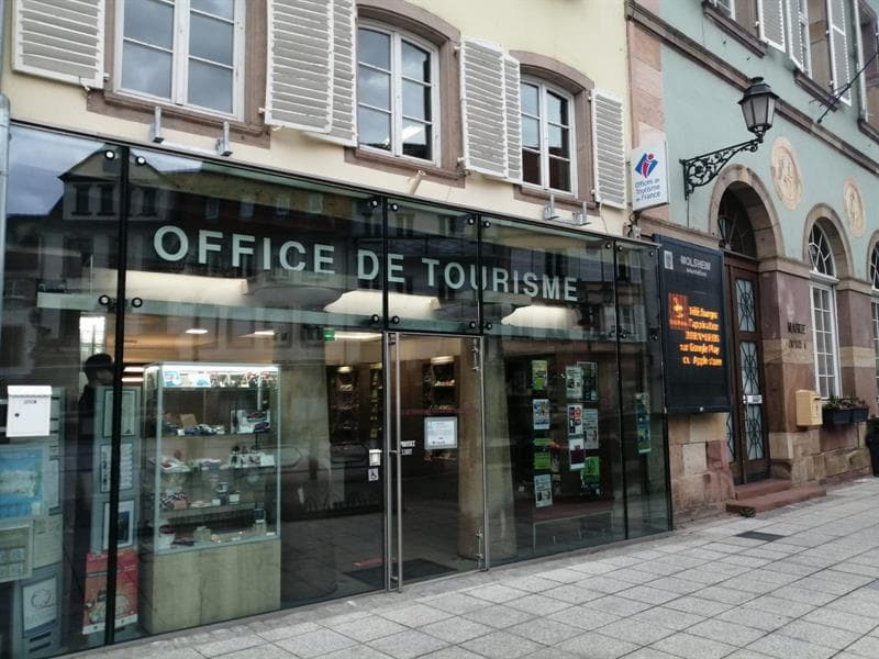 Facade de l'Office de Tourisme Région Molsheim-Mutzig à Molsheim