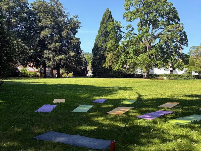 Yoga dans le parc Schweitzer