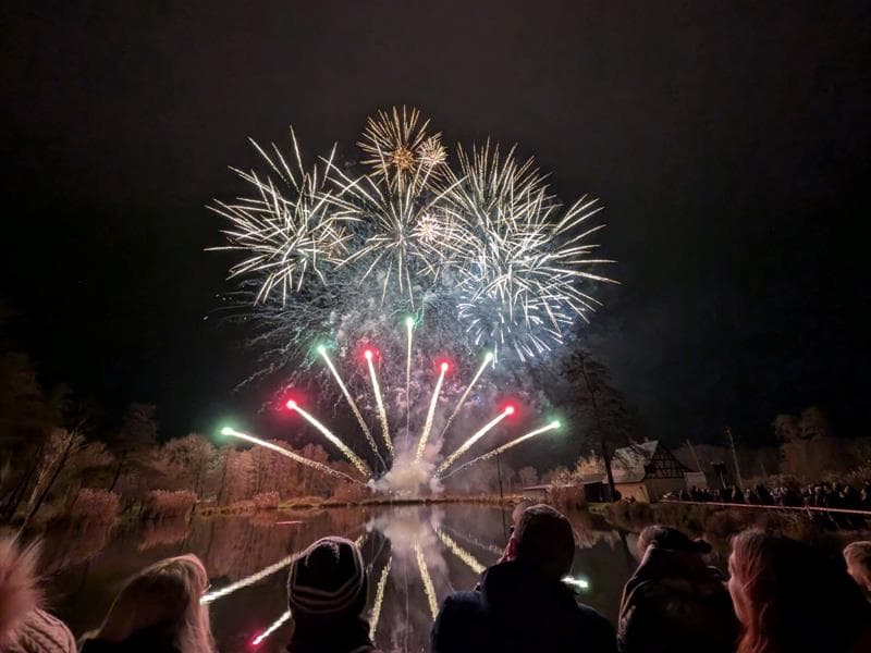 Feu d'artifice de clôture de la Fête des Lumières