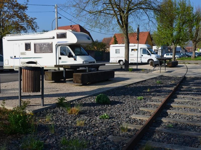 Aire d'accueil de camping car - Avenue Clémenceau