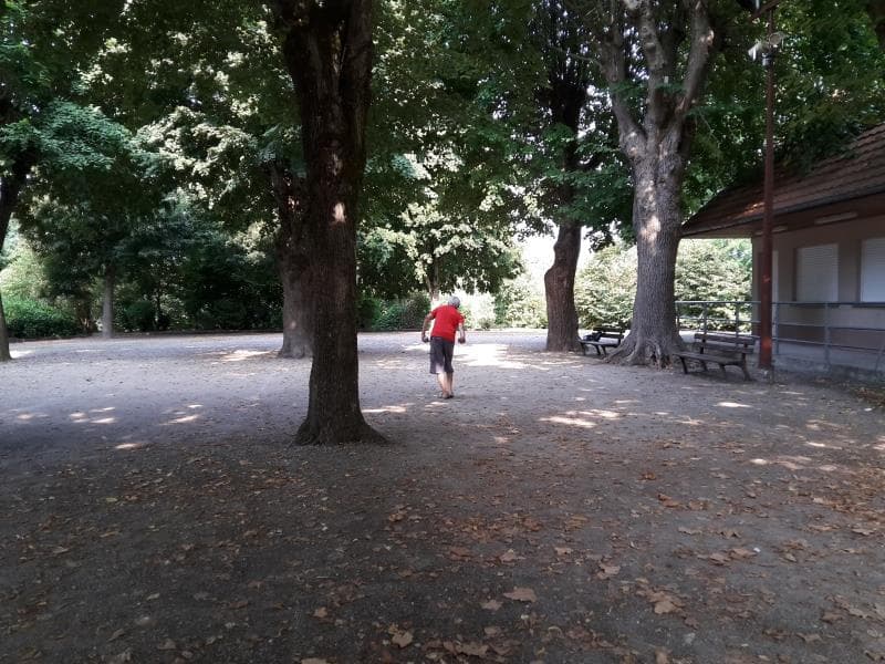 Aire de pétanque