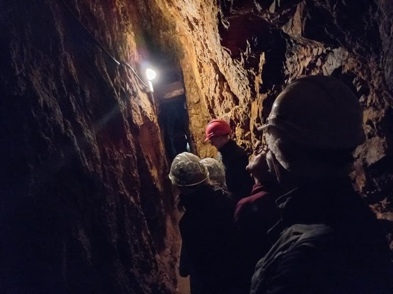 La galerie de la mine Saint-Nicolas de Stainbach