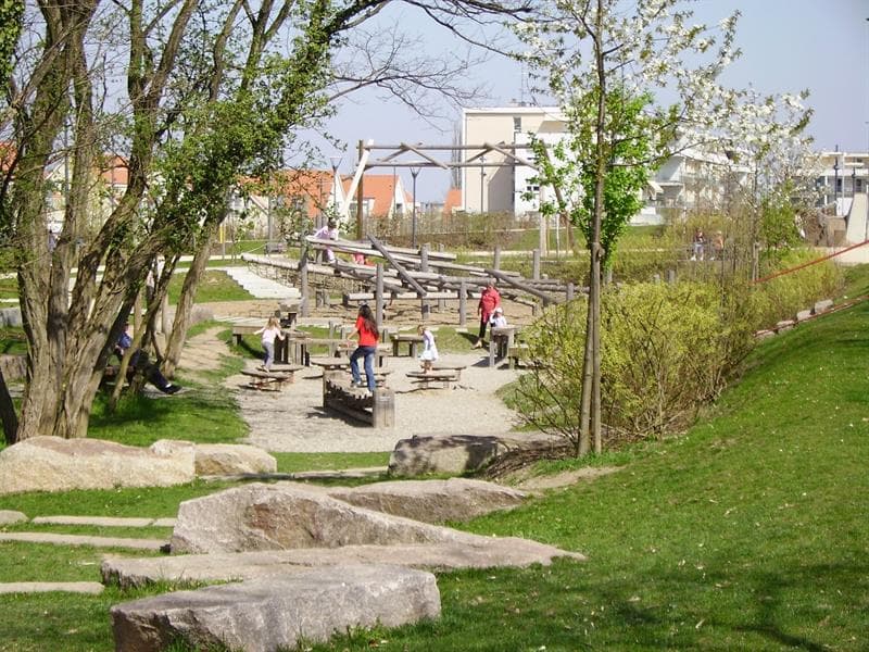 Aire de jeux : parc des Rives de la Thur
