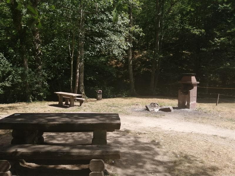 Aire de pique-nique et barbecue