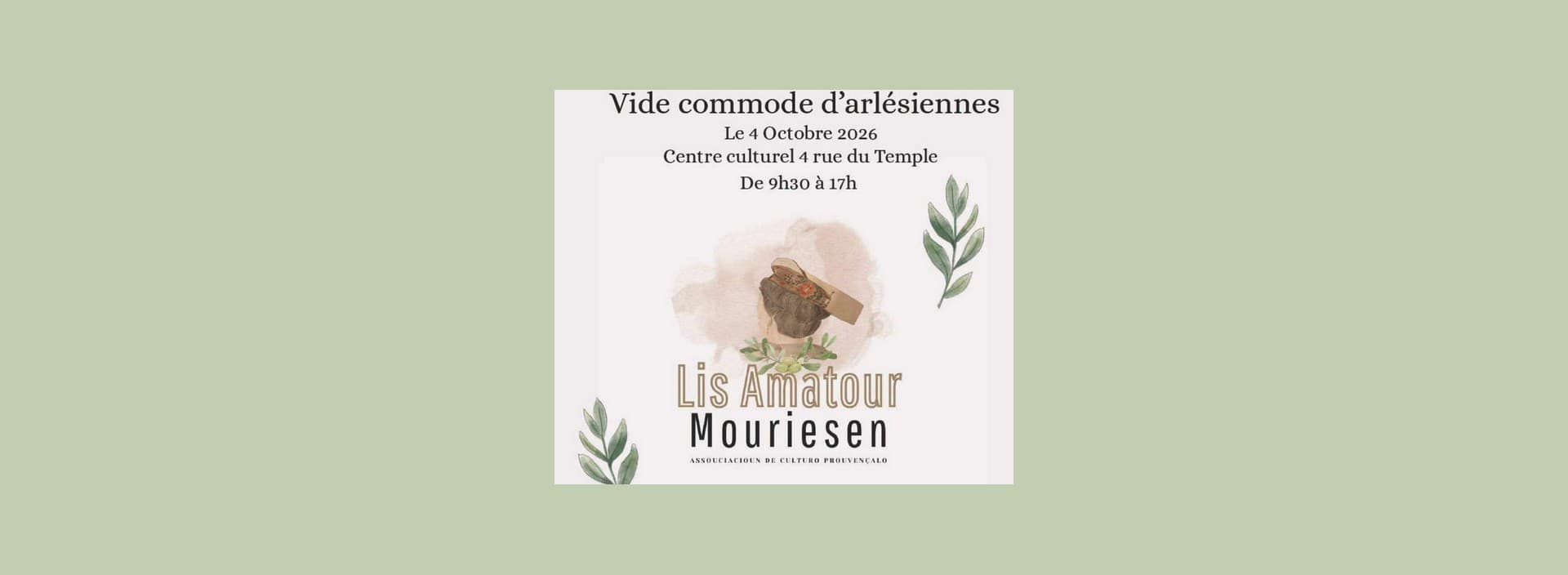 Vide-commode d'Arlésiennes à Mouriès 04.10.26