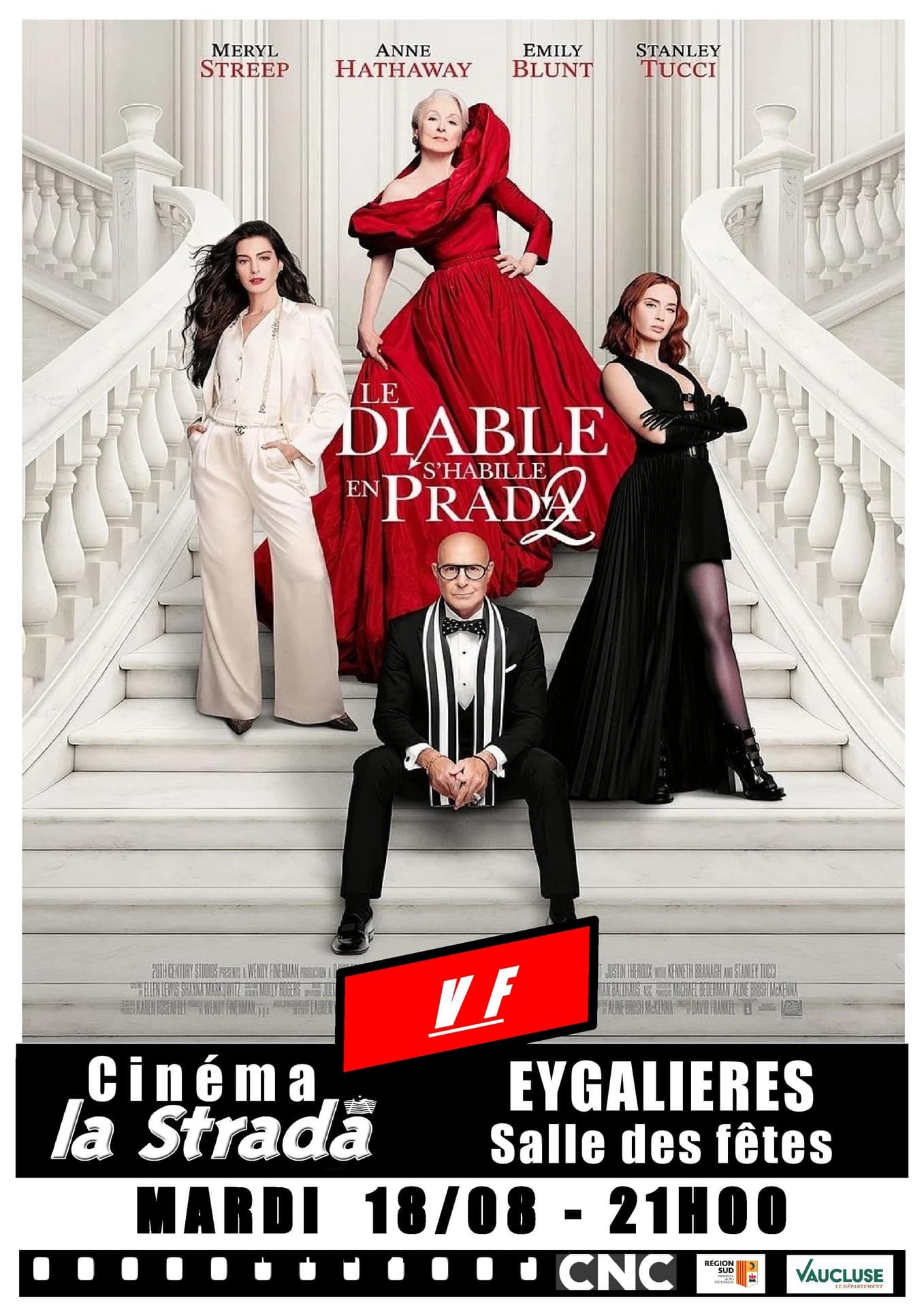 Cinéma La Strada - Projections de films à Eygalières Le Diable S'Habille En Prada 2 18.08.26
