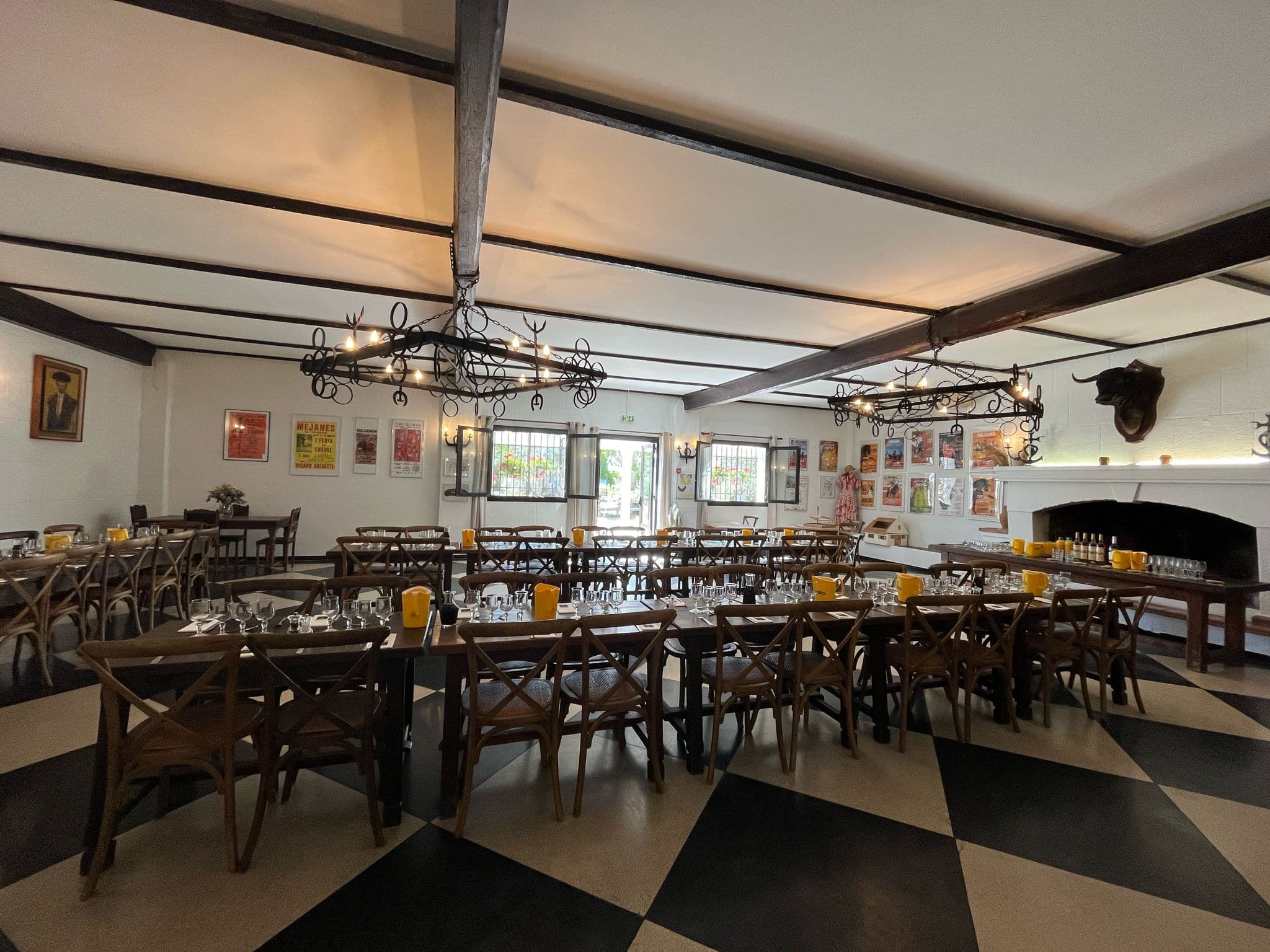 La Salle Espagnole du restaurant La Bergerie de Méjanes