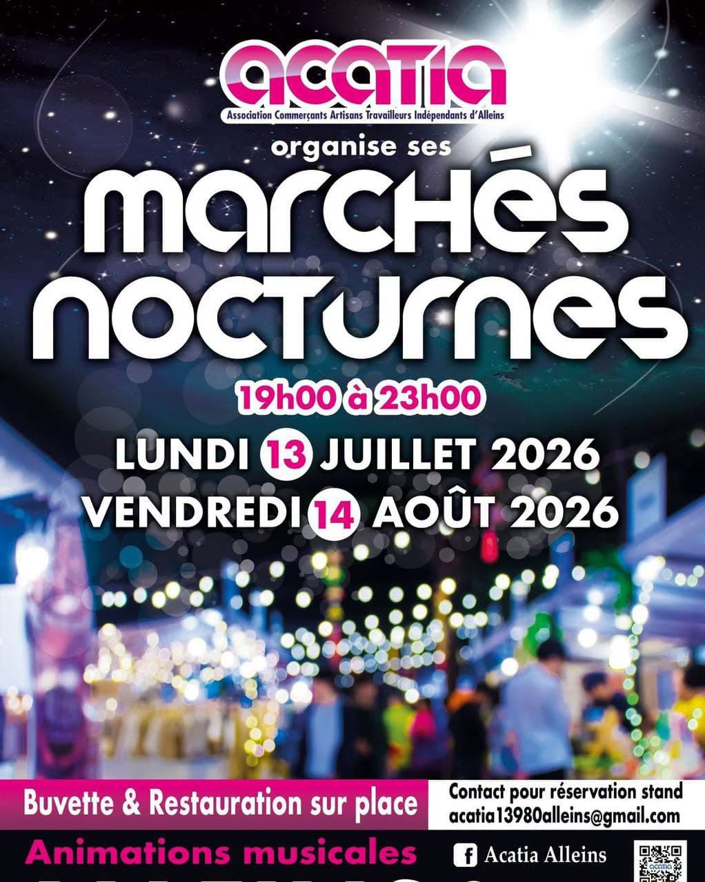 Marchés nocturnes de l'été à Alleins_Alleins