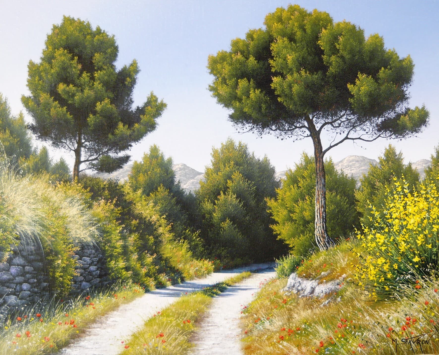 Exposition : Michel Stravon – Paysages et natures mortes_Les Baux-de-Provence