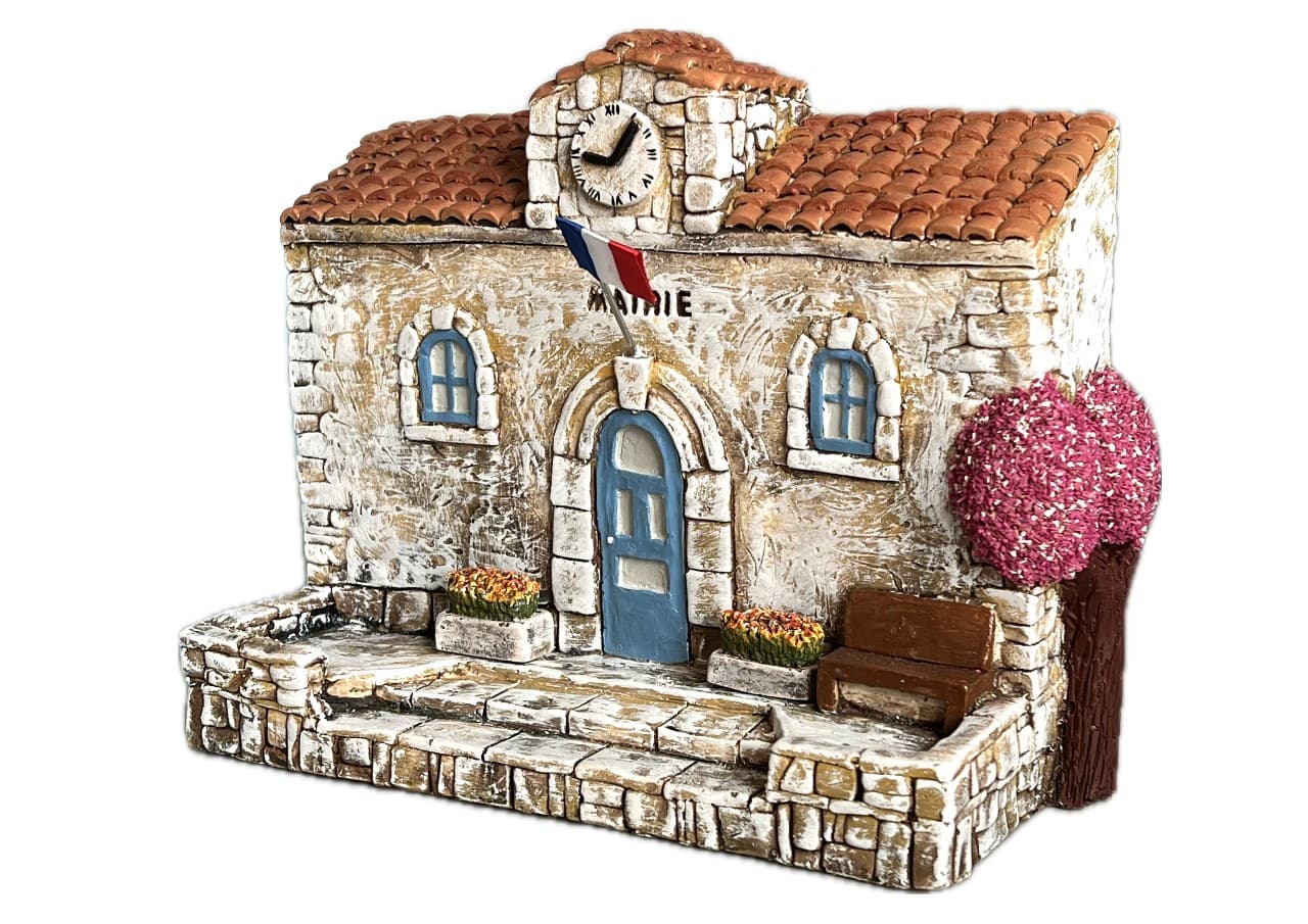 Décor de crèche Mairie