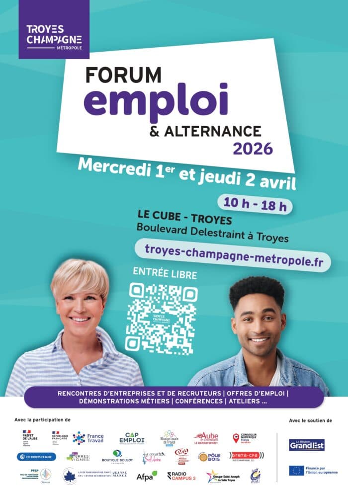 affiche forum emplois & alternance