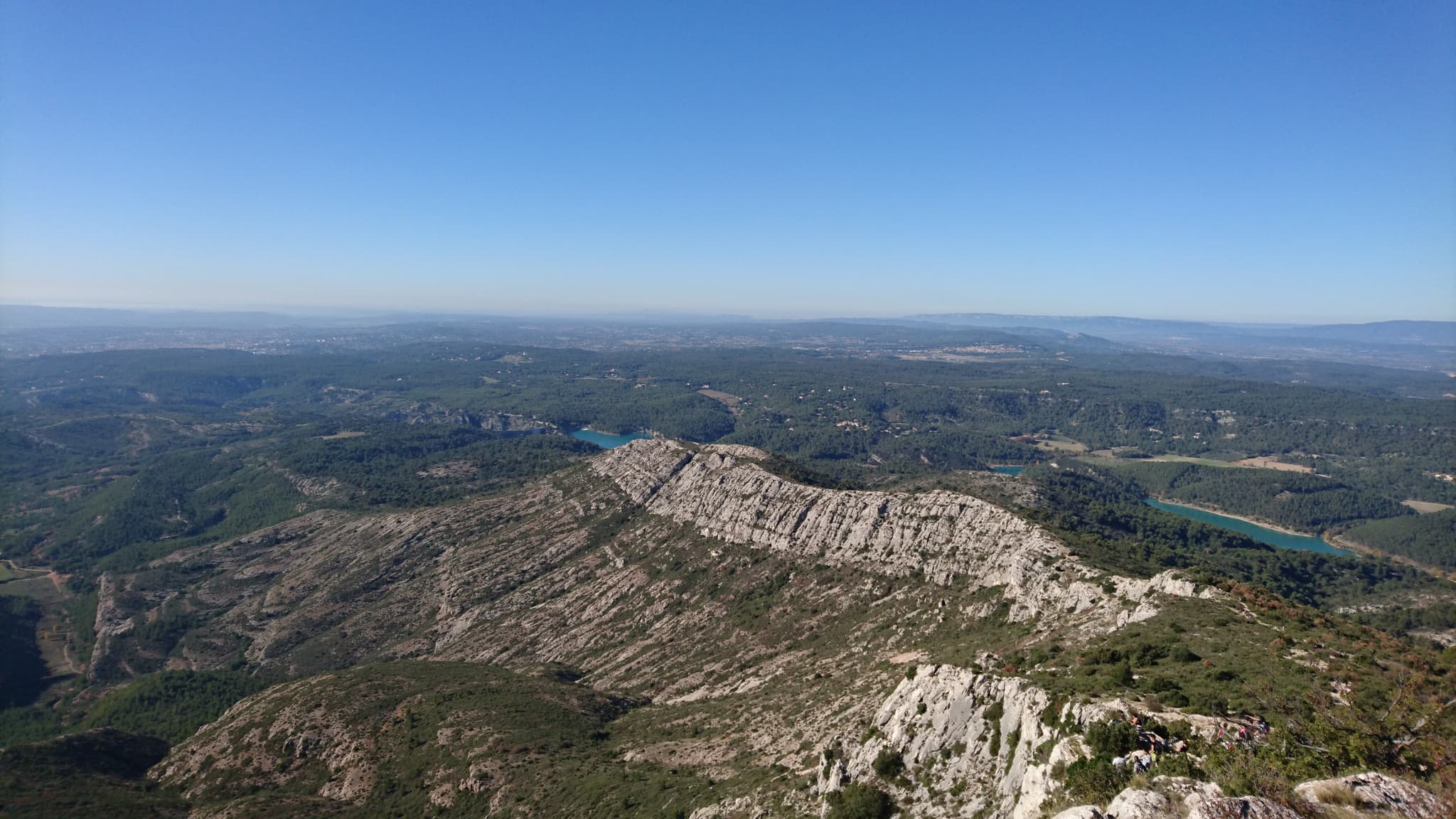 Lac du Bimont vue d'en haut