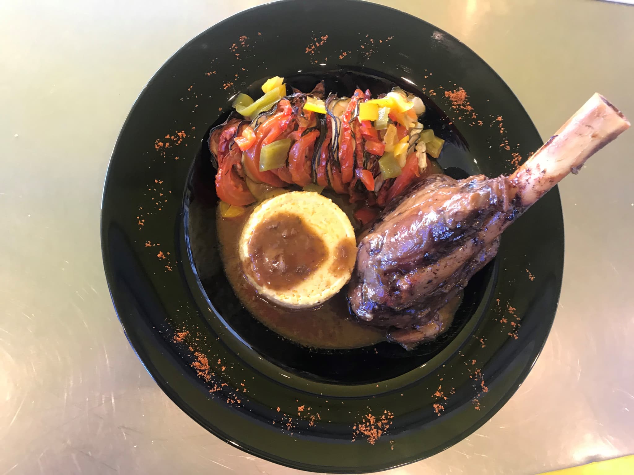 Plat gastronomique