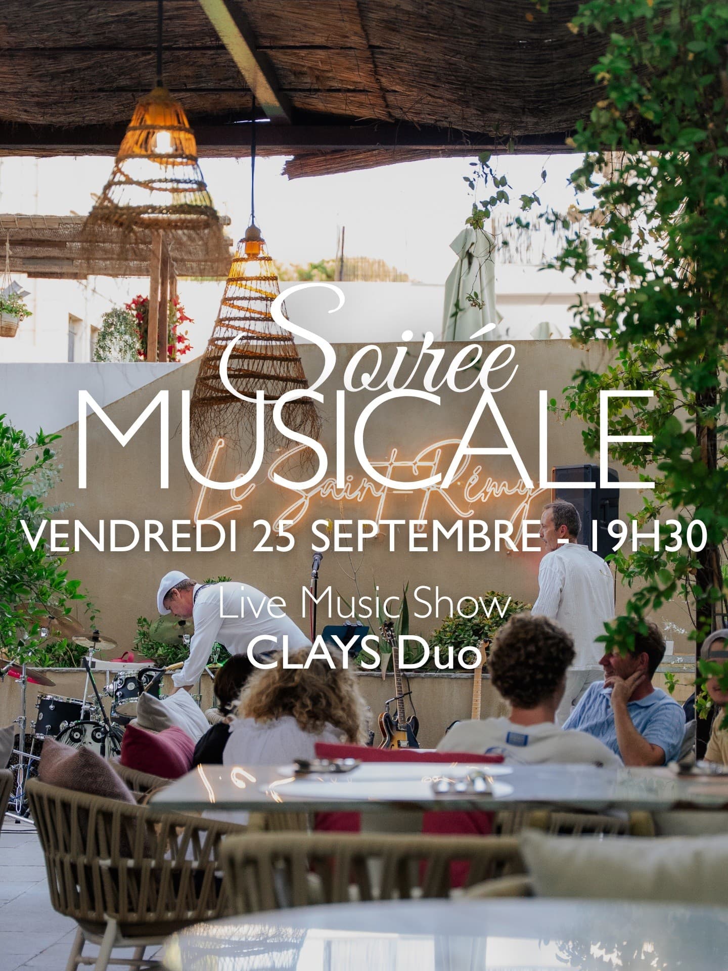 es soirées musicales à l'Hôtel le Saint-Rémy à Saint-Rémy-de-Provence 25.09.26