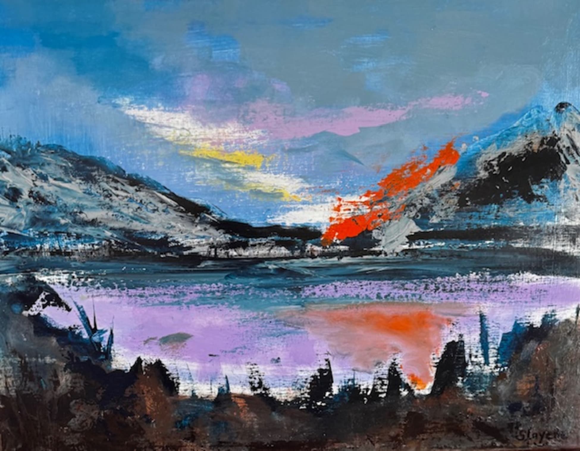 Le lac mauve