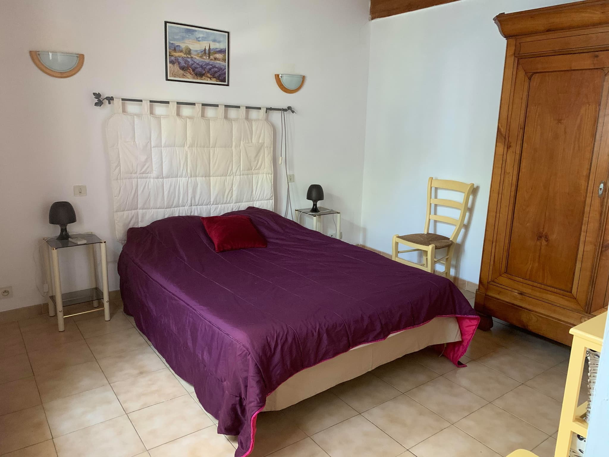 Chambre côté jardin
