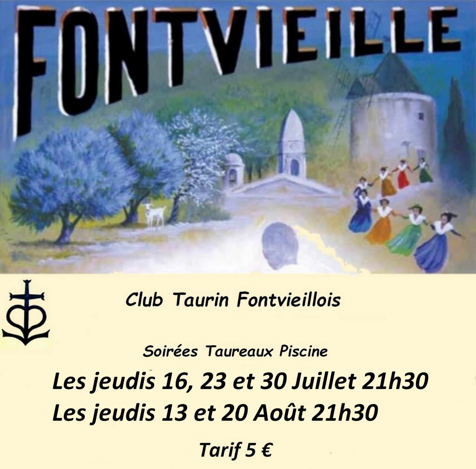 Club Taurin - Taureaux Piscine_Fontvieille
