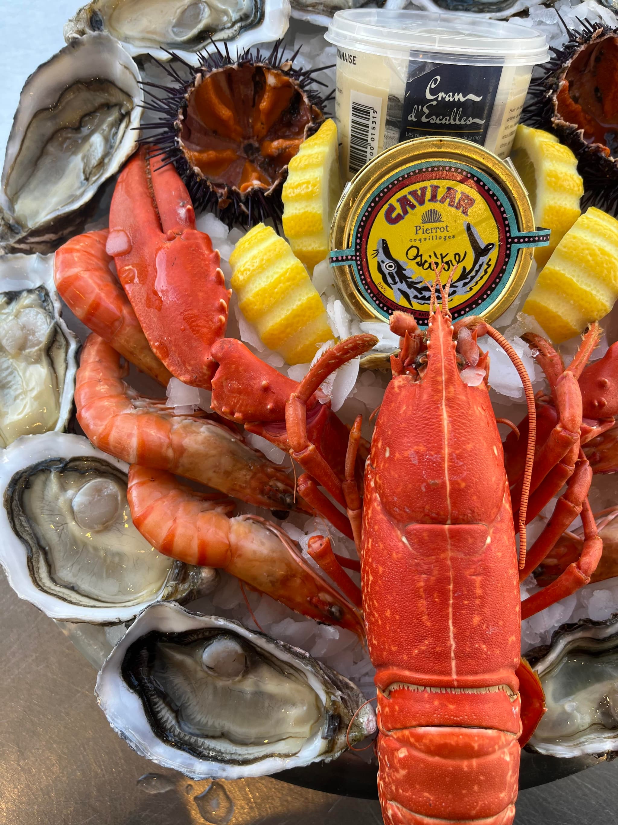 PLATEAU DE FRUITS DE MER