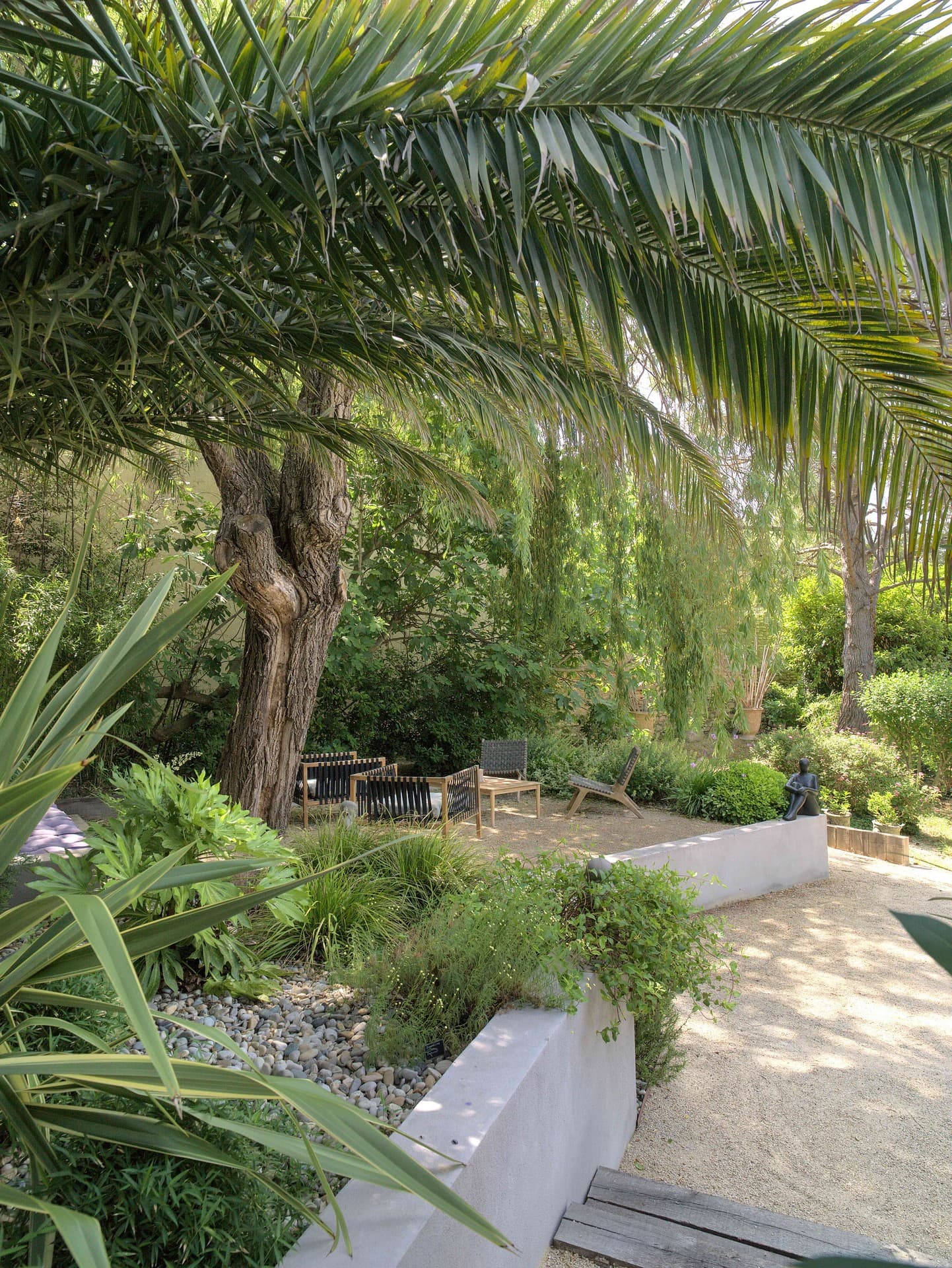 Hotel l'Amandière jardin