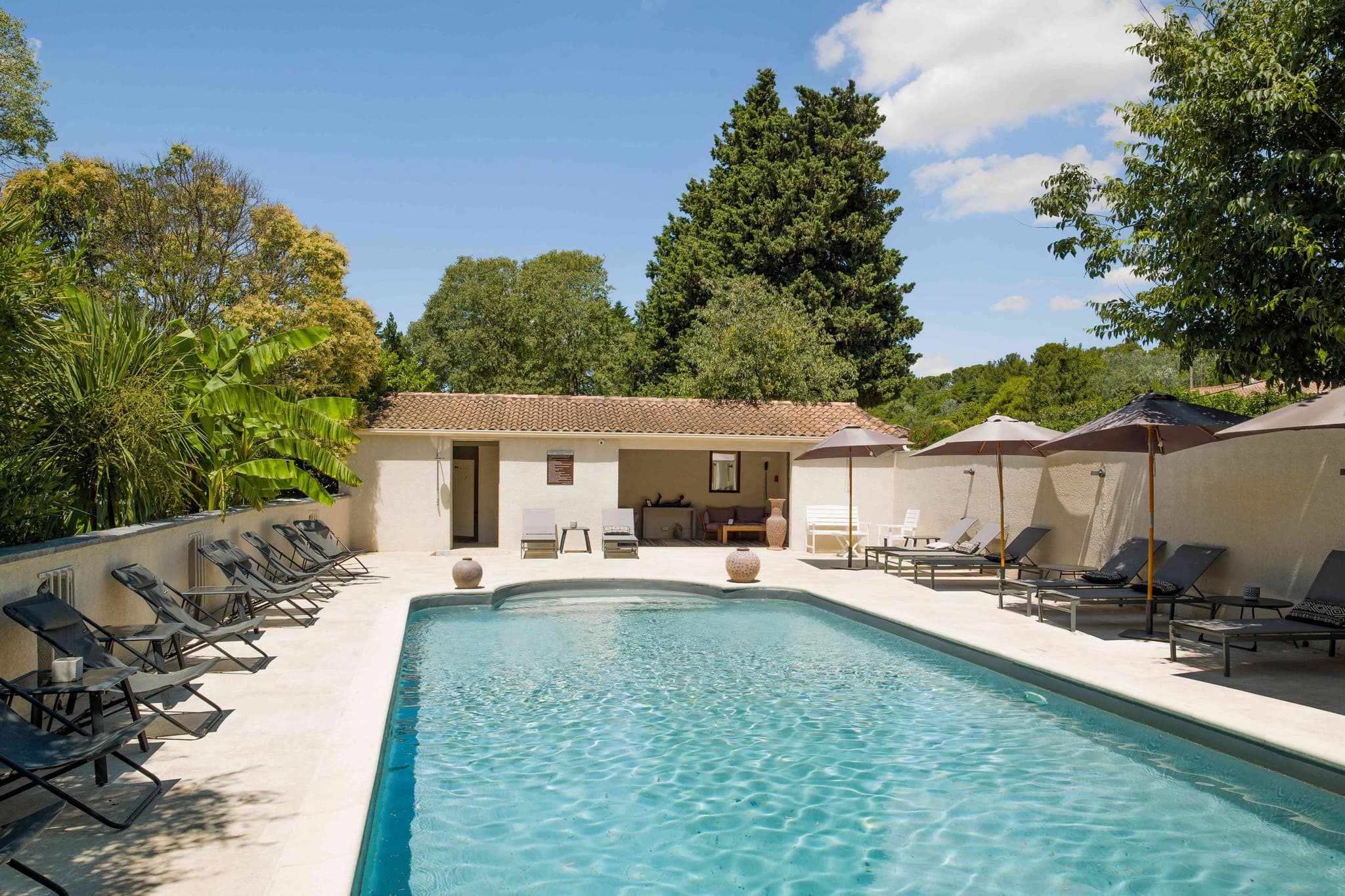 Hotel l'Amandière piscine