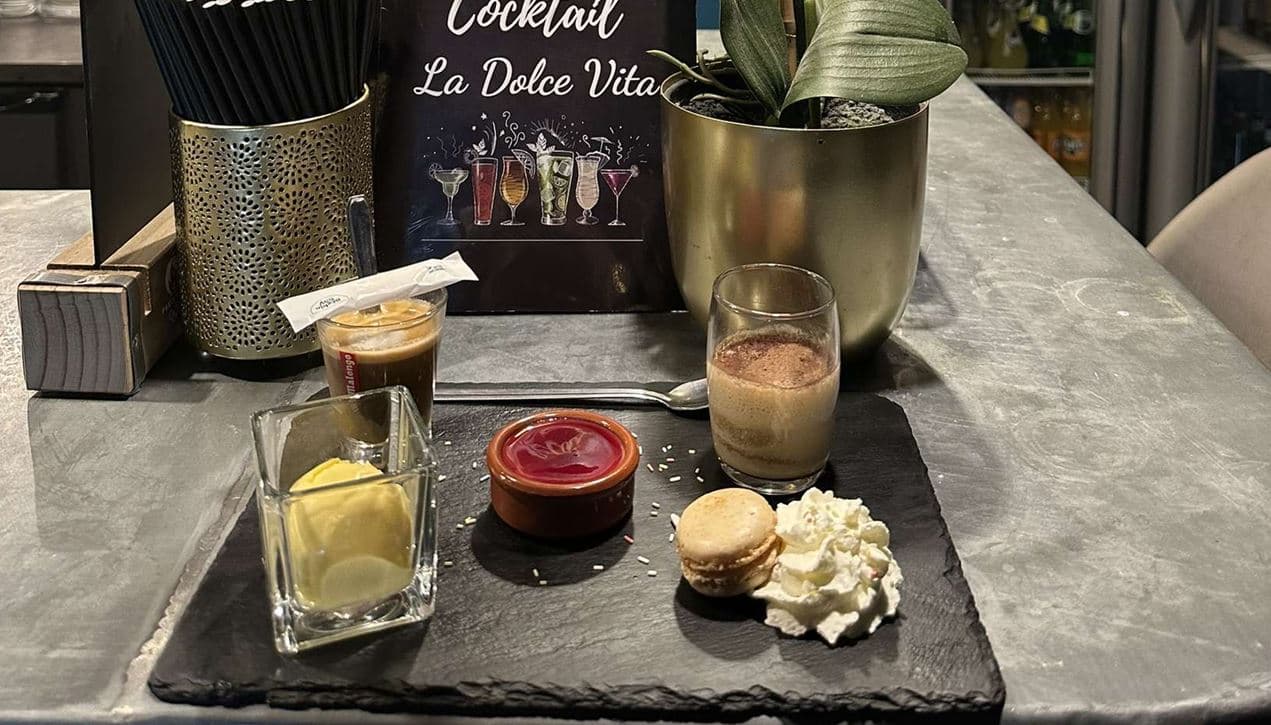 Café gourmand au Dolce Vita