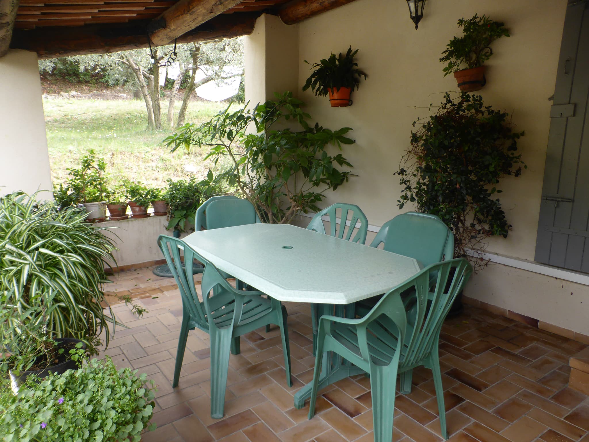 Terrasse couverte