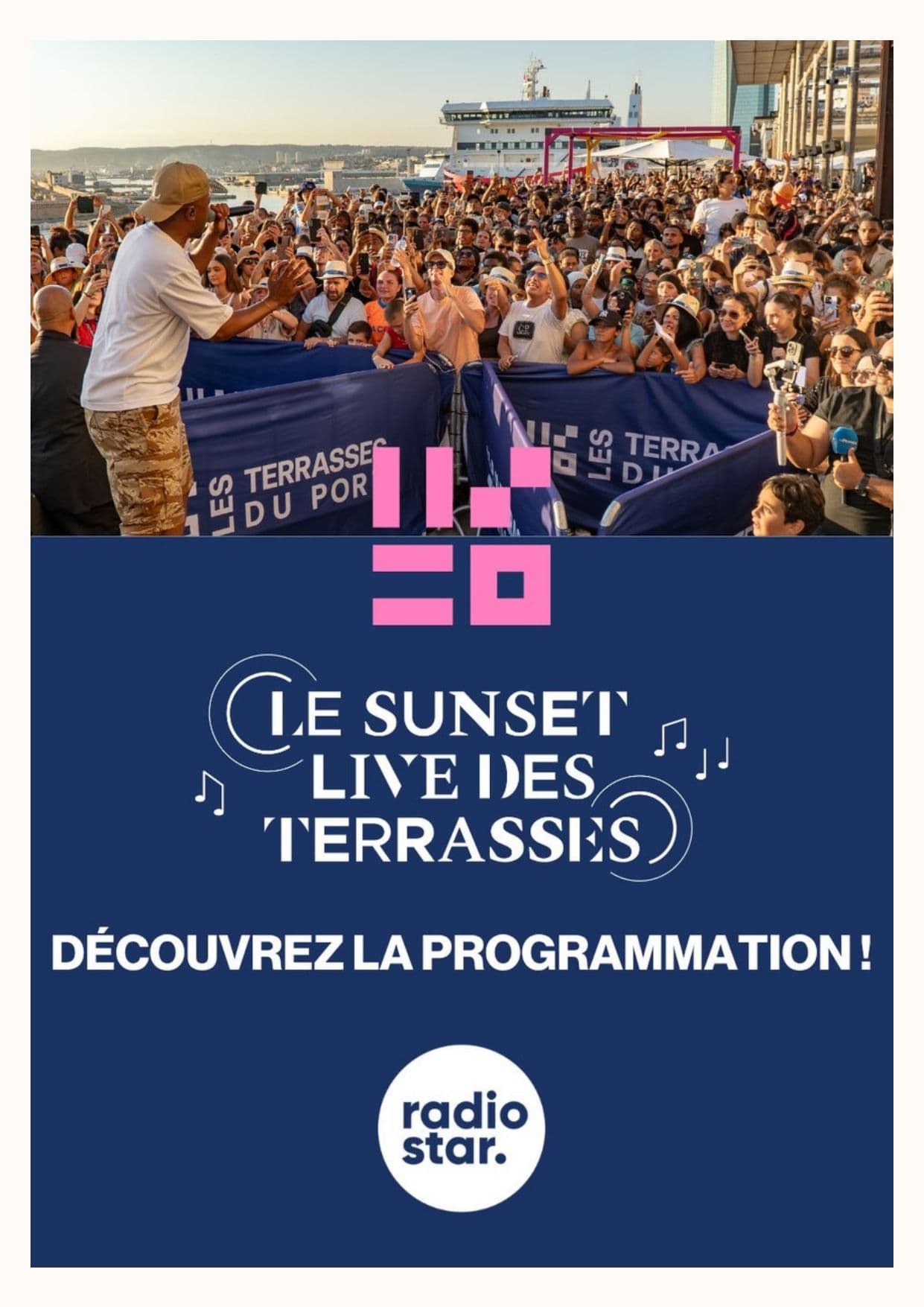 4ème édition du Sunset Live aux Terrasses du Port_Marseille