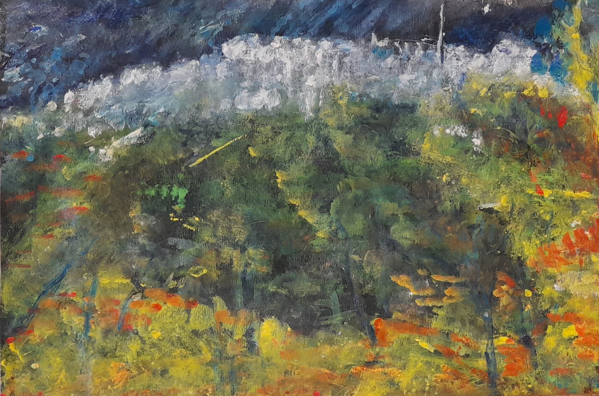 Exposition de peintures : Céline Constan in Mouriès Paysage
