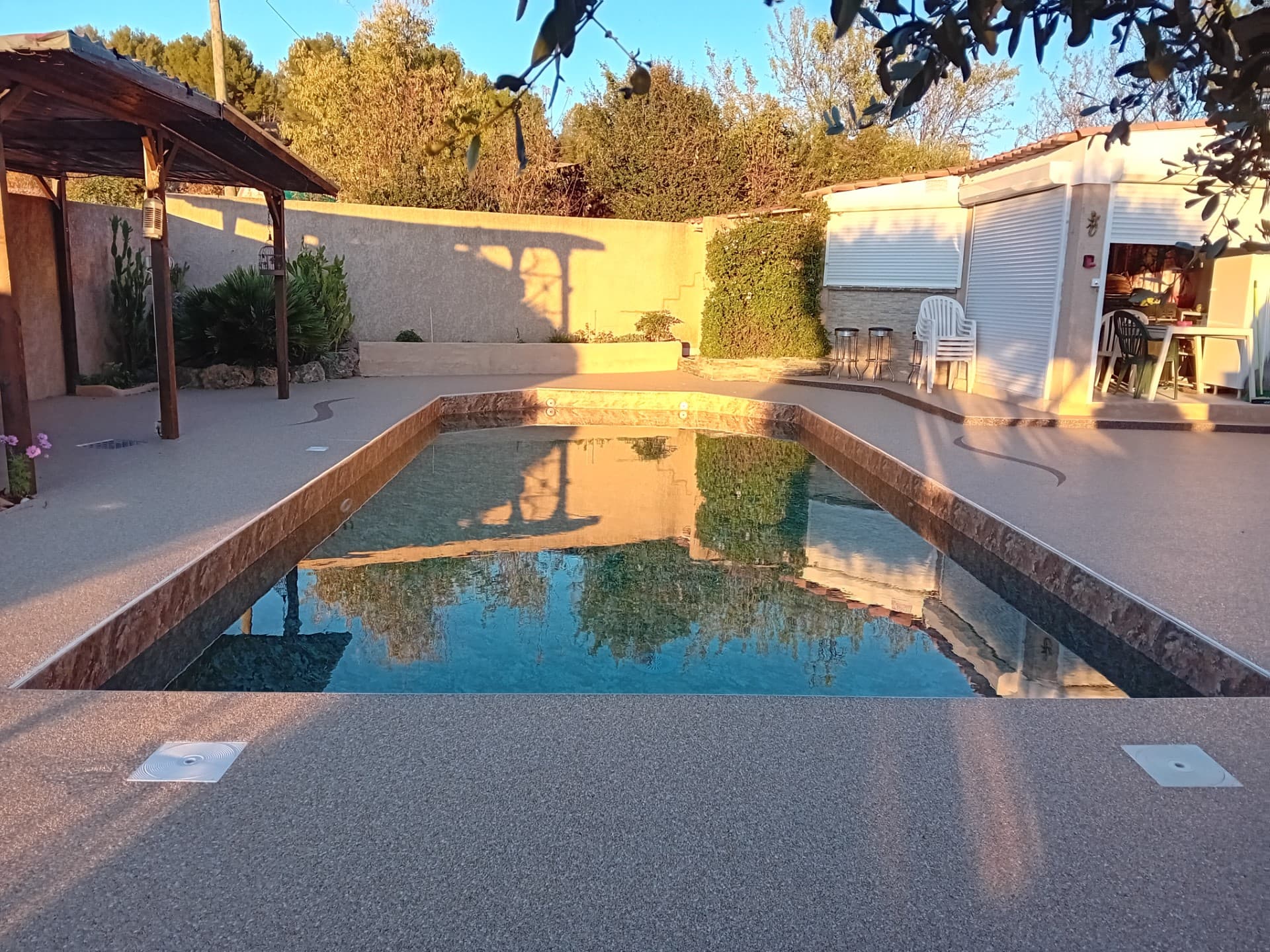 Vue de la piscine