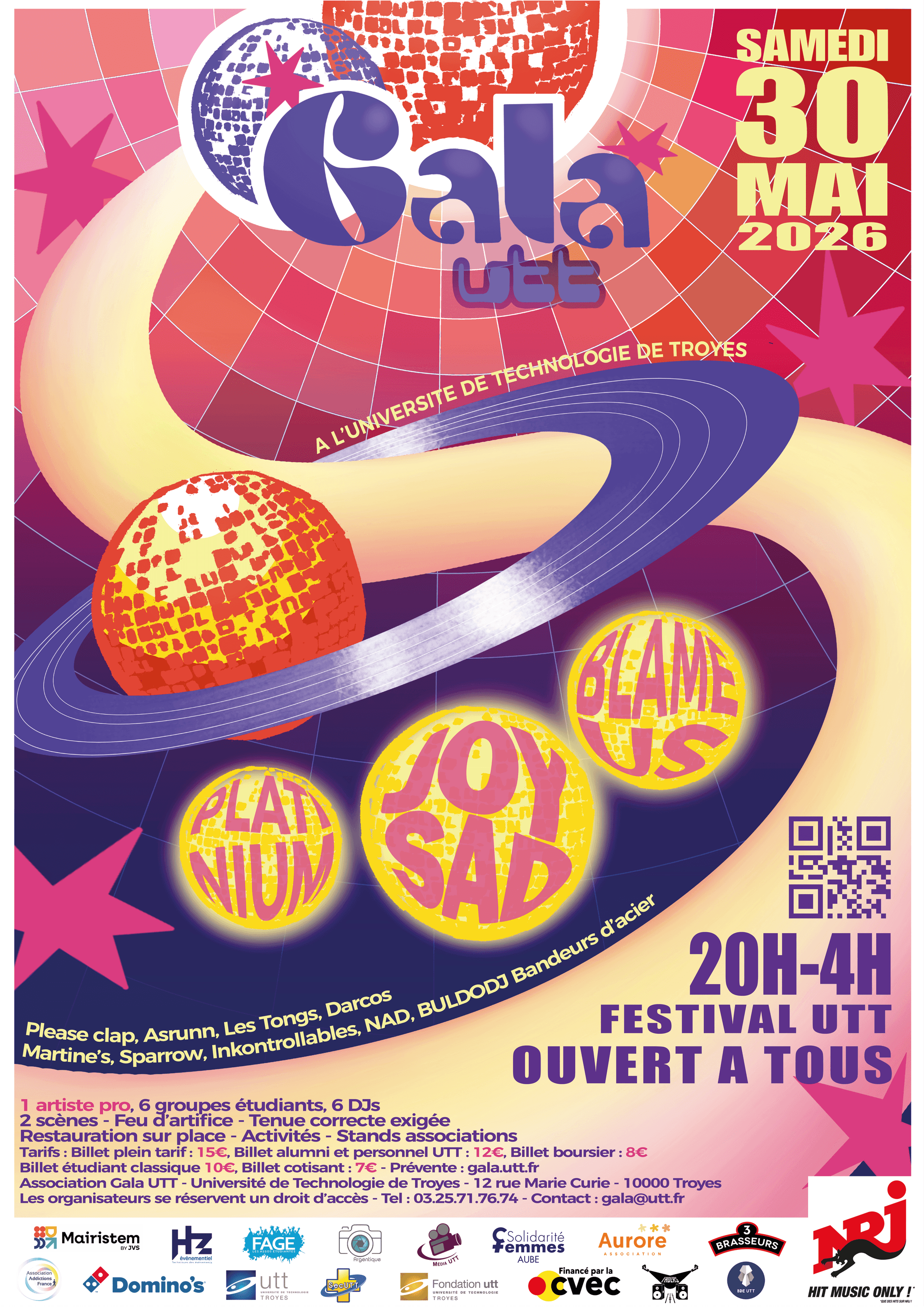 Affiche Gala UTT