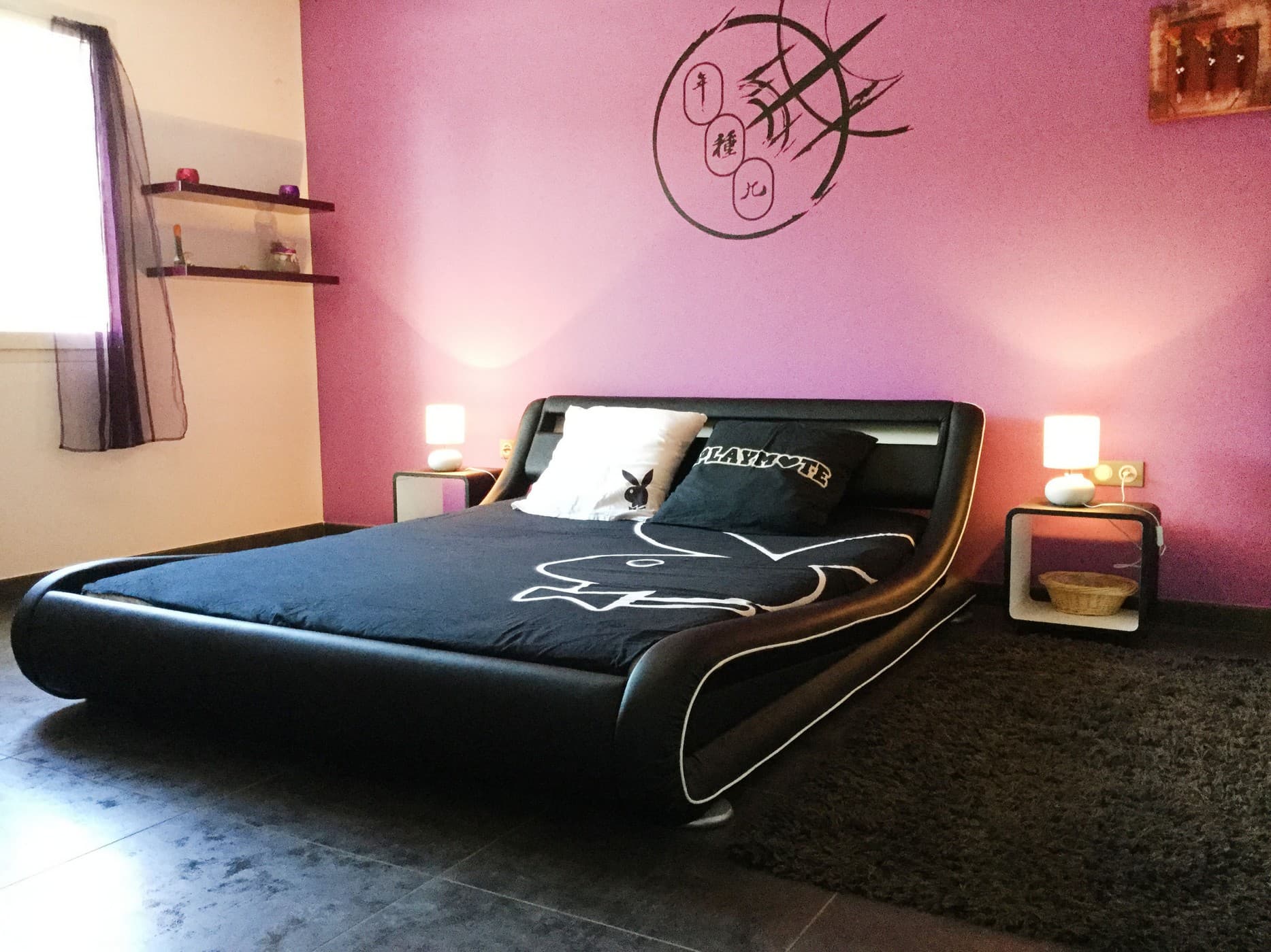 Ambren chambre lit double