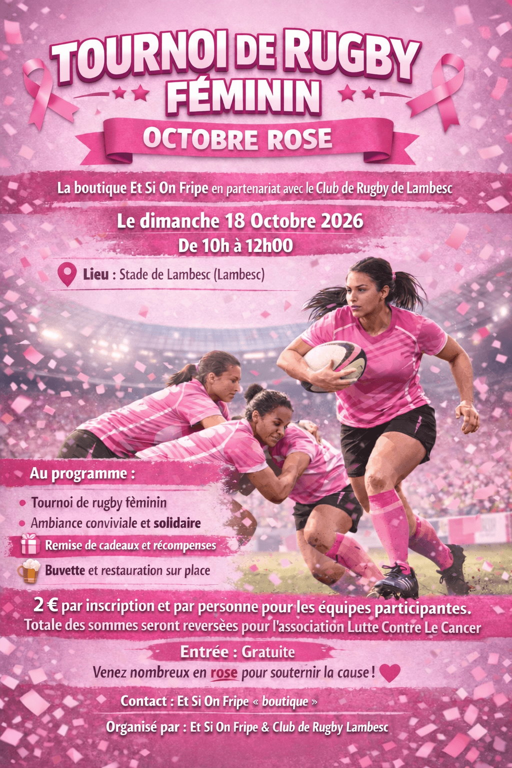 Tournoi de rugby "Octobre Rose"_Lambesc