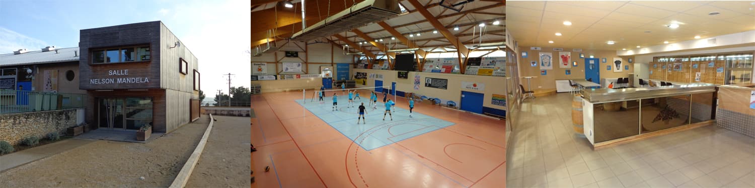 Halle Nelson Mandela : volley-Ball (PAVVB) et tennis de table (PPV)