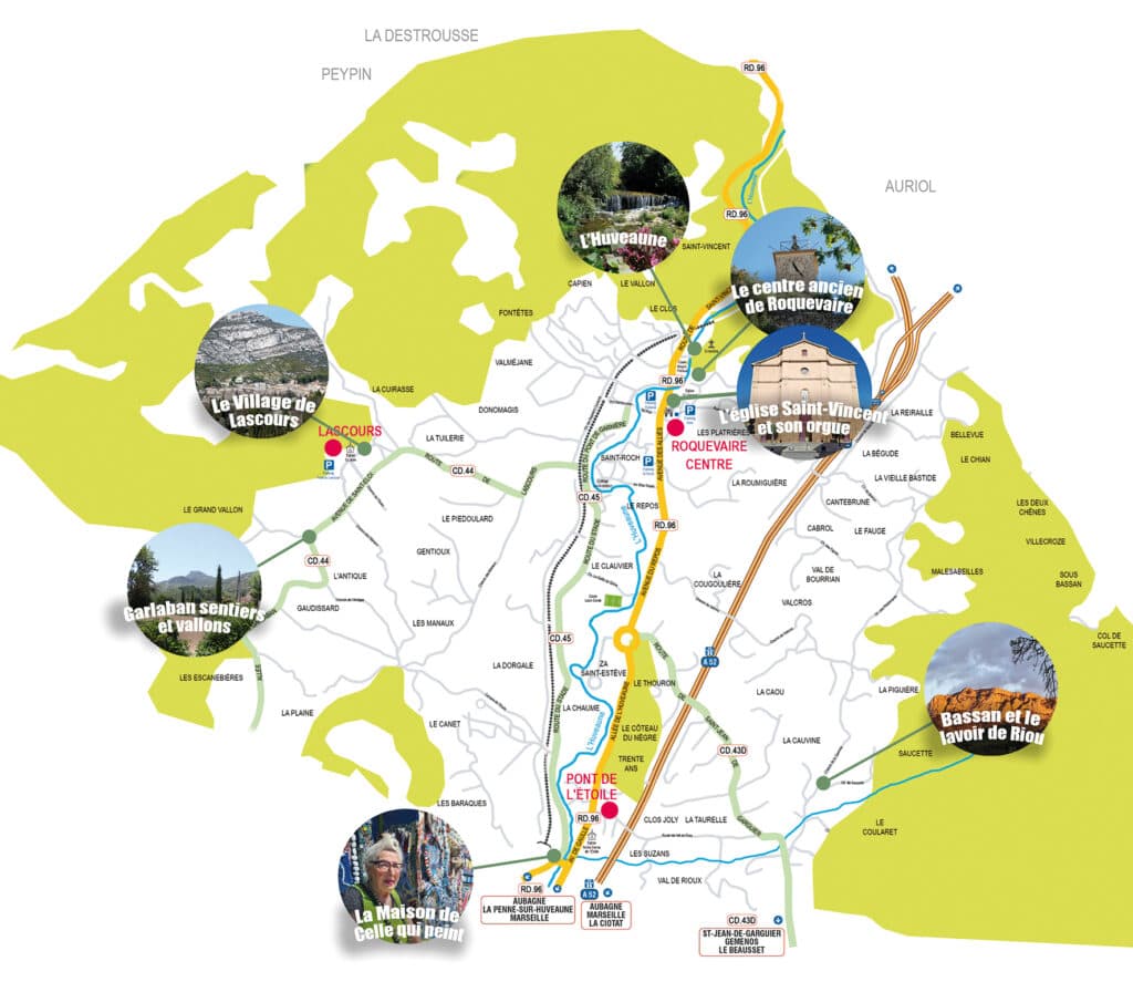 Itinéraire touristique des « 7 Merveilles de Roquevaire »._Roquevaire