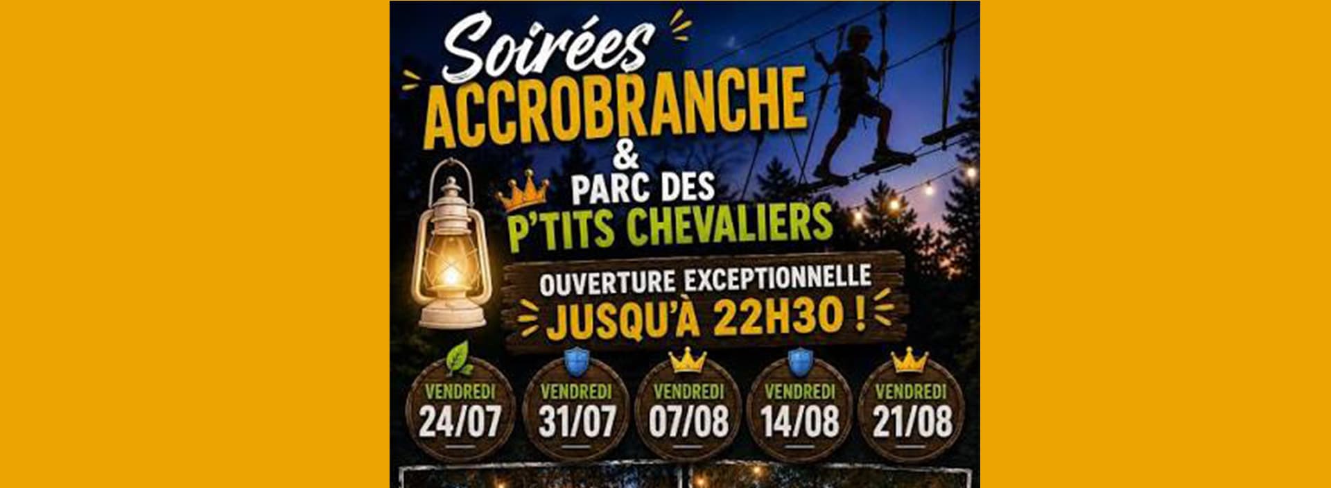 Soirée accrobranche à Saint-Rémy-de-Provence_Saint-Rémy-de-Provence