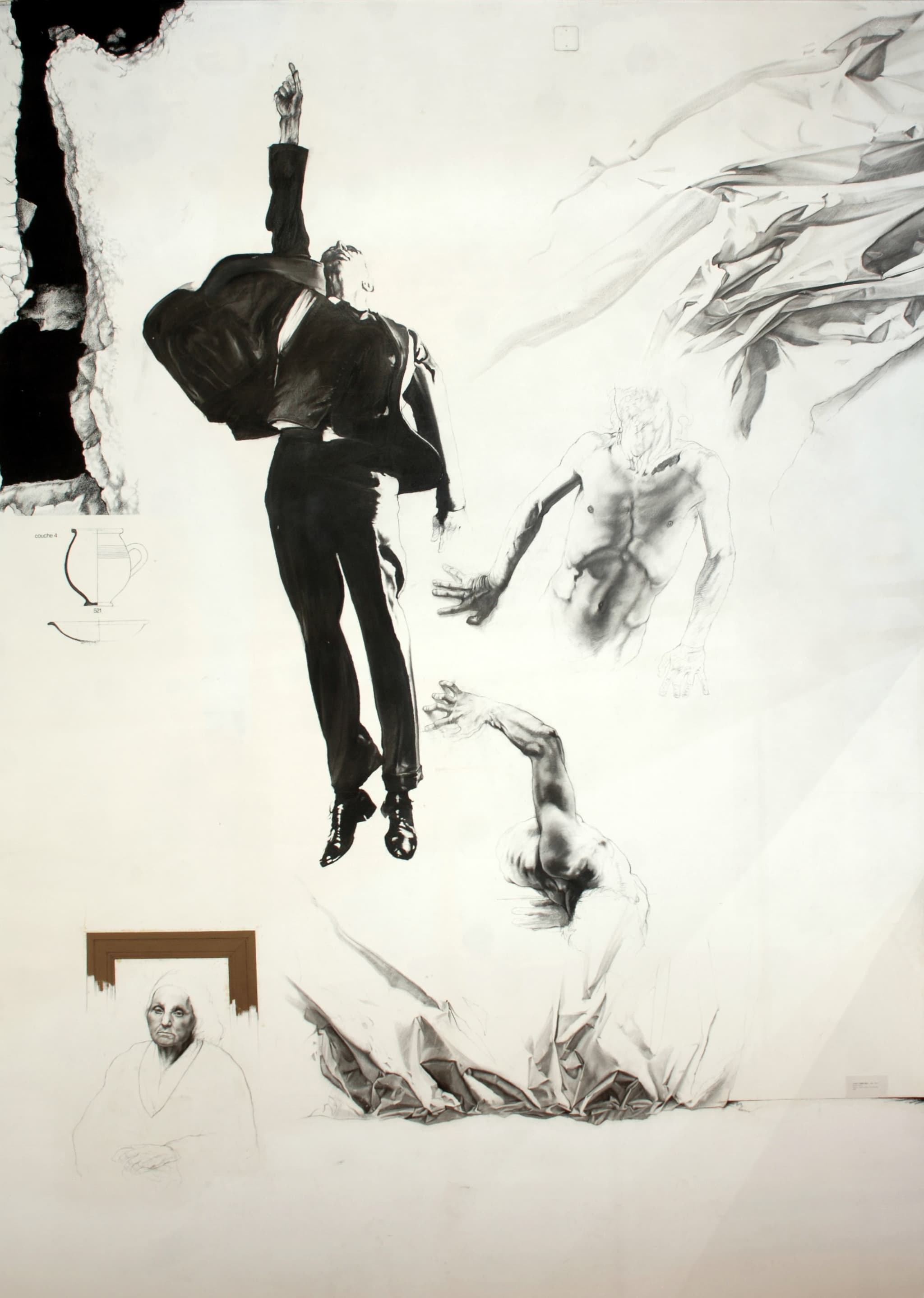 Exposition : carte blanche à Ernest Pignon-Ernest, laisser des traces_Martigues