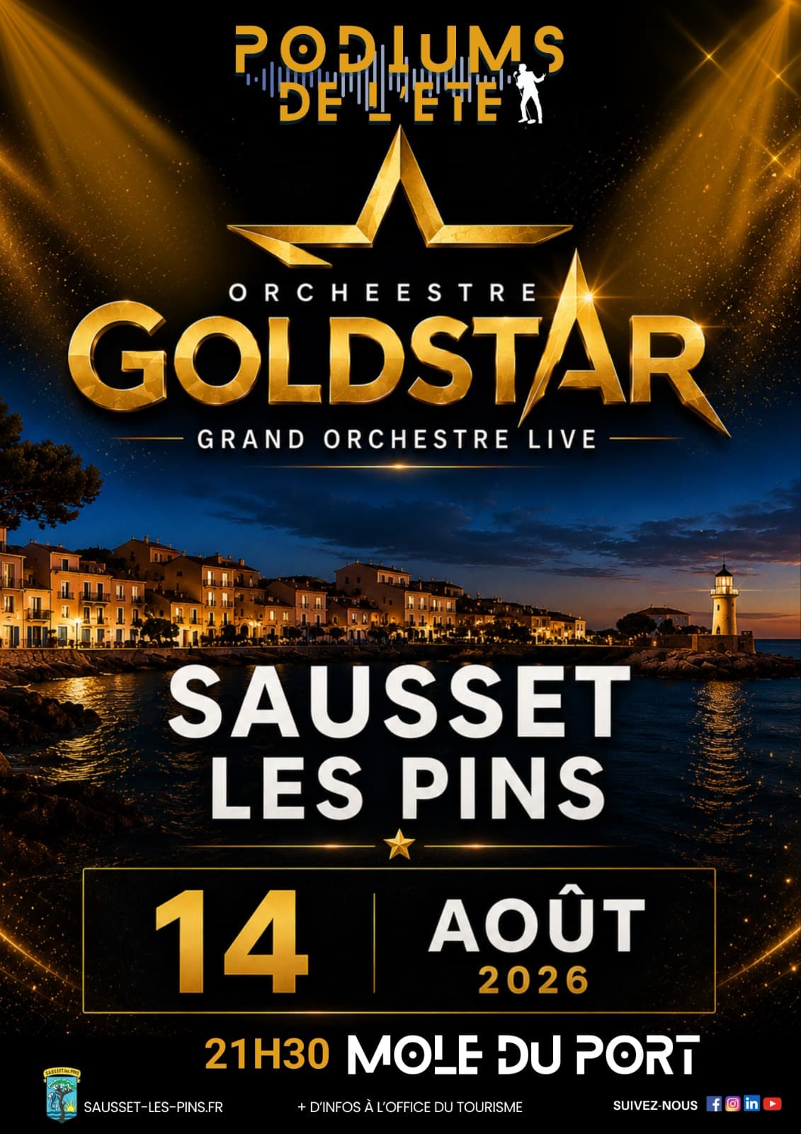 Concert du groupe " Goldstar"_Sausset-les-Pins