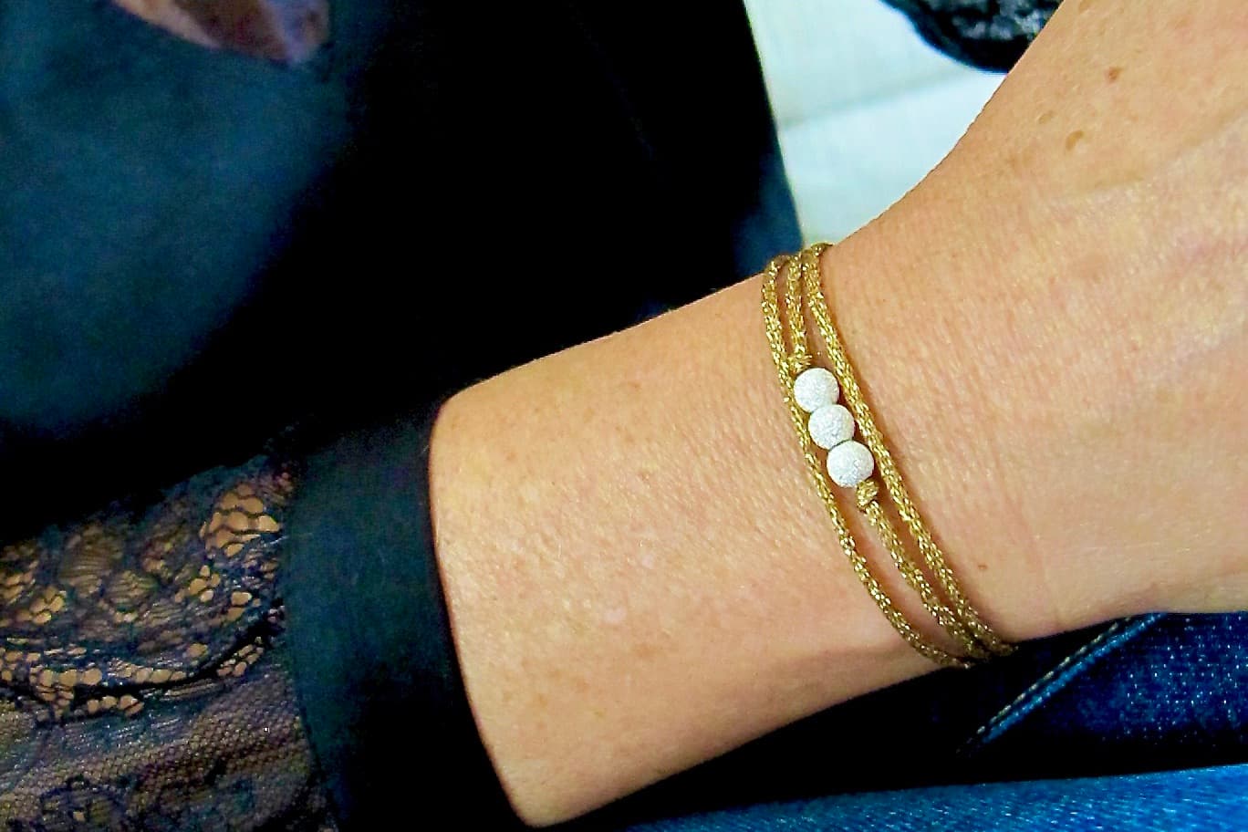 Bracelet/Collier Shiny Billes