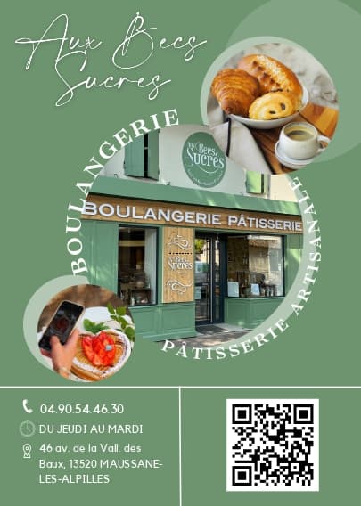 Boulangerie-Pâtisserie Artisanale "Aux Becs Sucrés"_Maussane-les-Alpilles