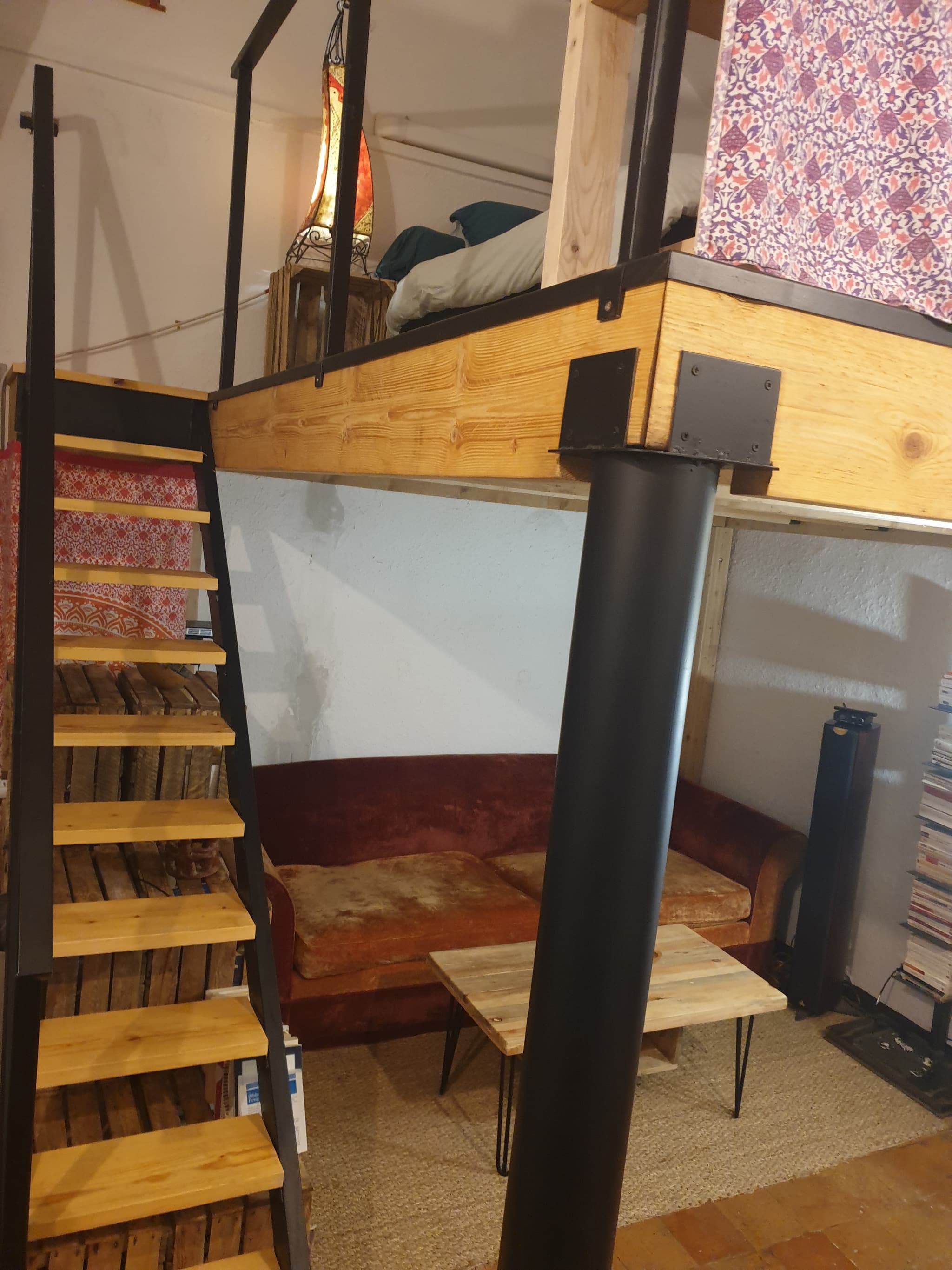 Salon et mezzanine