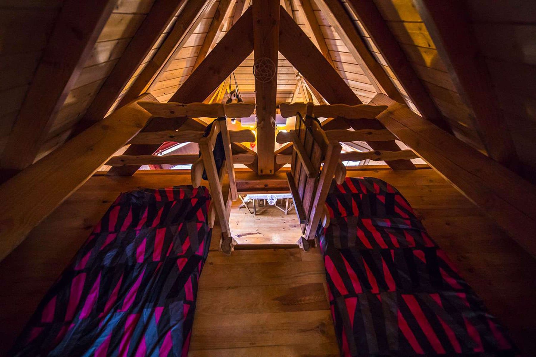 Cabane écureuil mézzanine