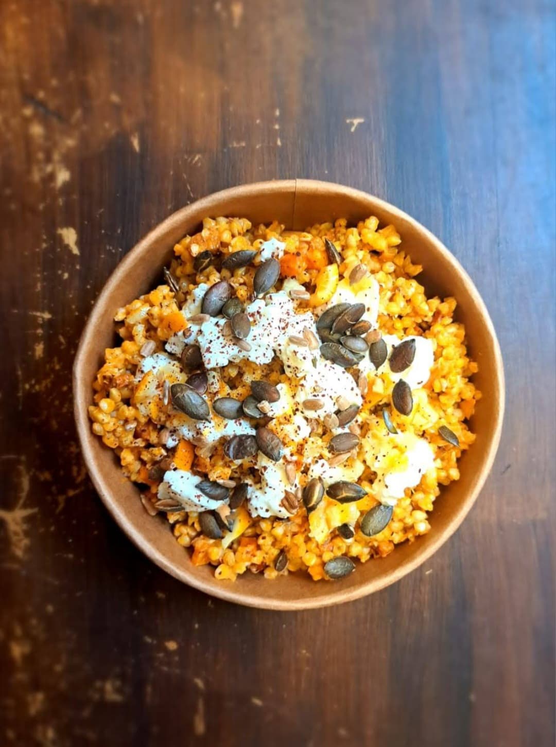 Salade de Sarrasin à la crème de butternut
