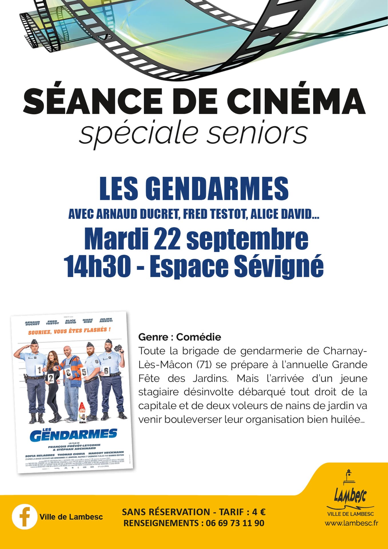 Ciné Seniors - Les gendarmes_Lambesc