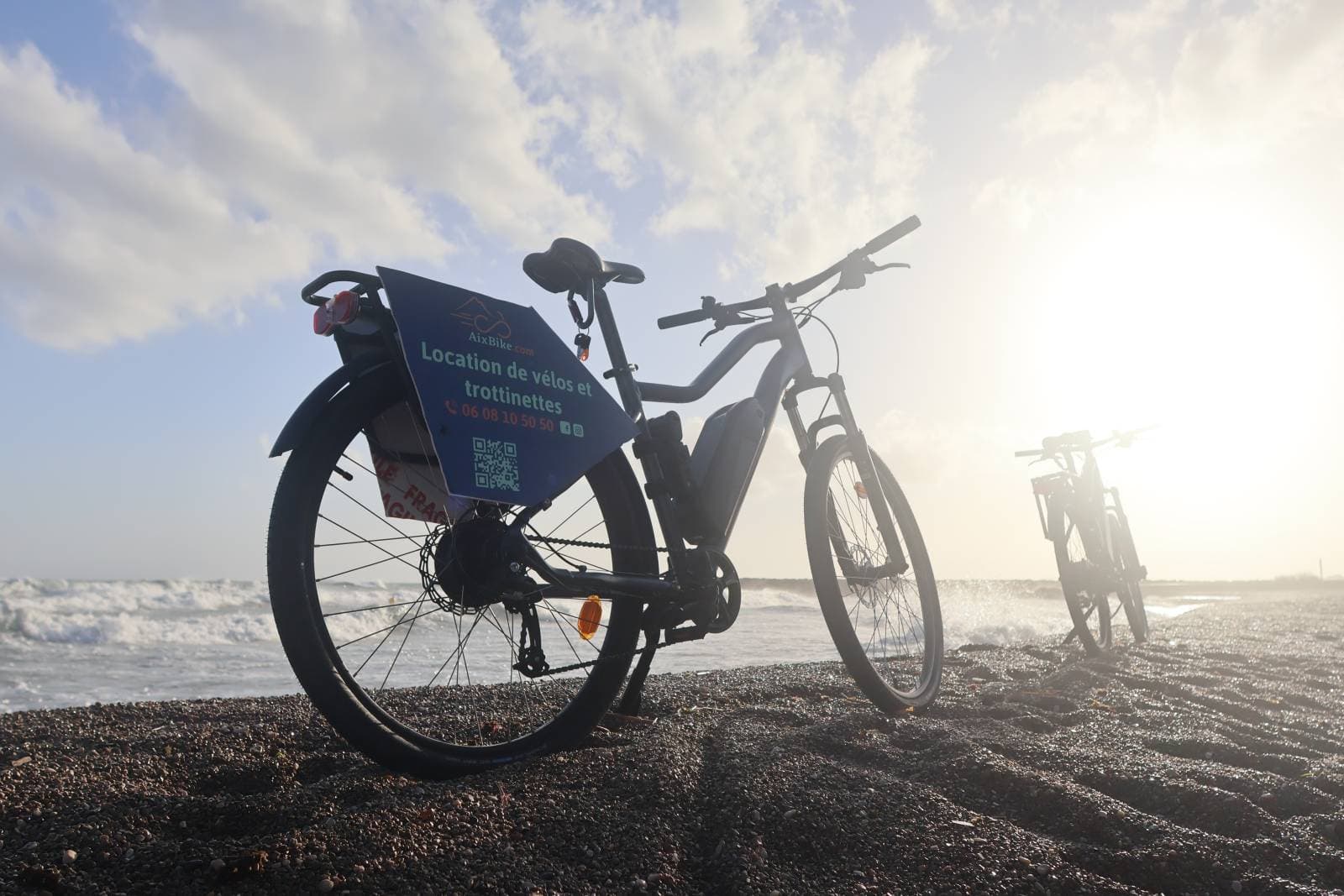 Bords de mer en vélo électrique
